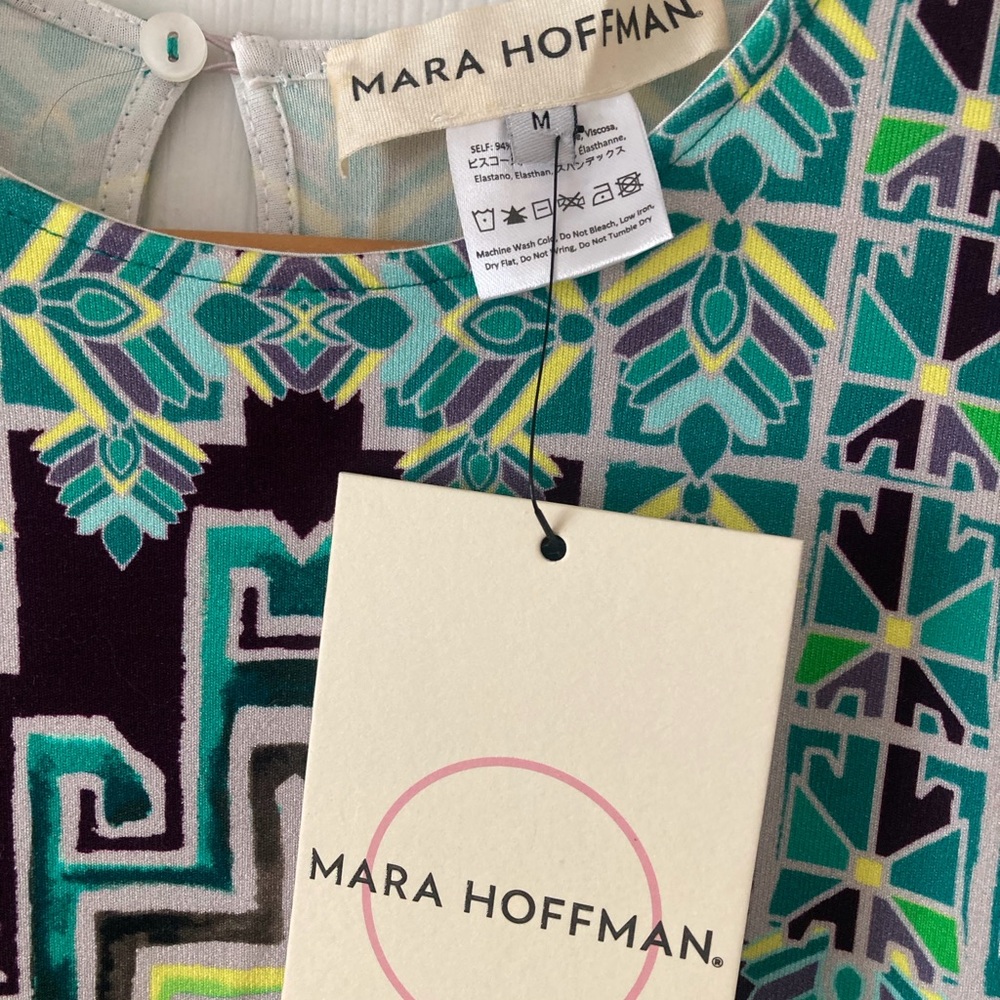 Mara Hoffman Multicolor Geometric Pattern Dress N… - image 2